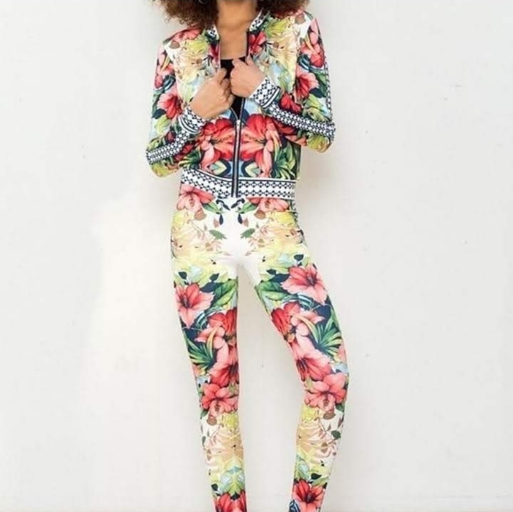 Floral Track Suit